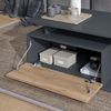Couchtisch Roland Anthrazit/Goldkraft Eiche 118 x 59 cm Vicco Bild 4