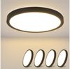 ZMH LED Deckenleuchte Wohnzimmer Ø18/27 Modern Küchenlampe Flur Schlafzimmer, Augenschutz, Einfache Installtion, LED fest integriert, Warmweiß Bild 2
