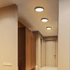 ZMH LED Deckenleuchte Wohnzimmer Ø18/27 Modern Küchenlampe Flur Schlafzimmer, Augenschutz, Einfache Installtion, LED fest integriert, Warmweiß Bild 3