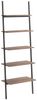 vidaXL Leiterregal mit 5 Böden Dunkelbraun und Schwarz 64x34x185,5 cm 336377 Bild 2