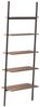 vidaXL Leiterregal mit 5 Böden Dunkelbraun und Schwarz 64x34x185,5 cm 336377 Bild 5