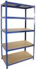 Estexo Steckregal Werkstattregal Kellerregal 200 x 120 x 60 Schwerlastregal blau 875kg Bild 3