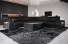 Mini Ecksofa Trivento L Form - Echtleder - schwarz Bild 2