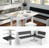Esszimmer-Eckbank Roman Weiß 43.5 x 43.5 cm Vicco Bild 2