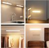 ZMH LED-Küchenschrankleuchte mit Bewegungsmelder – USB wiederaufladbare Küchenlampe, Schrankleuchte, 24 cm Bild 4
