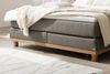 Zamora Boxspringbett grau Eiche MassivholzPolyester 203cm x 152cm x 128cm Bild 2
