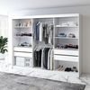 A&J MöbelLand Schwebetürenschrank VILUNO mit 4 Schubladen und Spiegel Bild 2