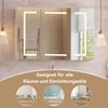 Simurq Badezimmerspiegelschrank Spiegelschrank Bad 100 cm Mit LED, Steckdose, Verstellbaren Regalen (Set) Breite 100 cm Bild 4
