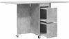 vidaXL Esstisch 2 pcs 140 x 80 x 77 cm Holzwerkstoff Betongrau 3424935 Bild 5