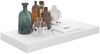 vidaXL Schweberegale 4 Stk. Hochglanz-Weiß 50x23x3,8 cm MDF 323747 Bild 3