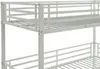 Vente-unique - ELOUAN Bett Metall Weiß - B 103 cm x H 205 cm x L 200 cm Bild 5