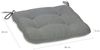 GO-DE Sitzkissen Carina, 2er Set, 38x38x5 cm, wasserabweisend Bild 3