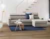 Dmora Schlafsofa mit Halbinsel Alibella, drehbares Sofa zum Öffnen, Aufbewahrungshalbinsel rechts, schmale Armlehnen, 100 % Made in Italy, 260 x 95 x 85 cm, Taupe Bild 2
