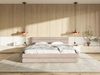 Selsey 'Alegre' Polsterbett mit wasserfestem Samtbezug und Stauraum, beige, 140x200 cm Bild 2
