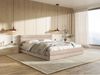 Selsey 'Alegre' Polsterbett mit wasserfestem Samtbezug und Stauraum, beige, 140x200 cm Bild 3