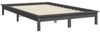 vidaXL Massivholzbett Grau 180x200 cm Kiefer 820558 Bild 4