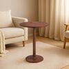 Beistelltisch MERLE rund - 50 x 50 x 66 cm, Holz, Braun | Kleiner Tisch Couchtisch für Wohnzimmer Bild 3