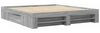 vidaXL Bettgestell ohne Matratze Grau Sonoma 180x200 cm Holzwerkstoff 3295455 Bild 3