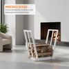 Relaxdays Kaminholzregal im V-Design Bild 3