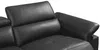 Vente-unique - Relaxsofa Ecksofa Leder elektrisch - Ecke Links - Anthrazit - PASCALINE Bild 5