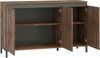Sideboard >GENIO industrial< in Eiche, Holzwerkstoff - 138x84x40cm (BxHxT) Bild 2