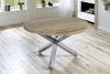 Esszimmertisch rund 120 cm Mangoholz Natur Silber RUNIS 76588913 Bild 2