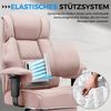 GTPLAYER Gaming-Stuhl für Große und Schwere Personen, ergonomischer Bürostuhl bis 180 kg, 3D Sitzkissen, verstellbar mit Fußstütze für Büro & Gaming Bild 2