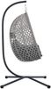 vidaXL Hängendes Ei-Stuhl Anthrazit und Grau 104 x 100 x 191 cm 42003850 Bild 4