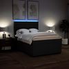 vidaXL Boxspringbett mit Matratze Schwarz 140x200 cm Stoff 3292827 Bild 5