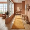 Gabbeh Teppich - Softy - Uni 200 x 80 cm - scala-gold - läufer Bild 2