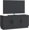 vidaXL TV-Schränk Schwarz 99 x 34,5 x 47 cm Holzwerkstoff 895406 Bild 2
