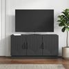 vidaXL TV-Schränk Schwarz 99 x 34,5 x 47 cm Holzwerkstoff 895406 Bild 4