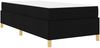 vidaXL Bettrahmen mit Matratze Schwarz 90 x 200 cm Stoff 3398908 Bild 4