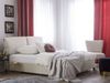 Wasserbett BELFORT 160 x 200 cm Stoff Helles Beige Bild 3