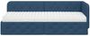 vidaXL Eckbettgestell Blau 80 x 200 cm Stoff 3394036 Bild 5