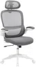 Vente-unique - NIRANO Office chair StoffStoff GrauWeiß - B 63,5 cm x H 117 cm124 cm x L 63,5 cm Bild 4