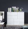 Kommode Anrichte Sideboard weiß Hochglanz 115cm Bild 2