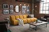 KAWOLA Modulsofa LAYLA 3-Sitzer 3 Module Velvet gelb 74 x 99 x 274 cm Bild 4