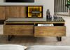 Couchtisch Mango / Altholz 120x60x40 schwarz / natur lackiert DAVIS #50 Bild 4