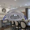 LED Einbaurahmen Einbaustrahler Fassung schwenkbar Rund Aluminium gebürstet MR16 Nickel Silber Bild 2