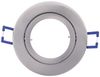 LED Einbaurahmen Einbaustrahler Fassung schwenkbar Rund Aluminium gebürstet MR16 Nickel Silber Bild 4