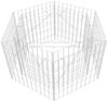 vidaXL Sechseckiges Gabionen-Hochbeet 100×90×50 cm 142532 Bild 2