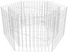 vidaXL Sechseckiges Gabionen-Hochbeet 100×90×50 cm 142532 Bild 3