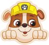 PAW PATROL Dekokissen PAW Patrol Kissen Dekokissen Hundekopf Bild 3