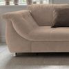 Ecksofa Schlafcouch L-Garnitur Bettkasten Ottomane rechts Mikrofaser Hellbraun Bild 4