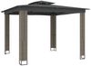 vidaXL Pavillon mit Doppeldach Anthrazit 2,94x2,94 m Stahl 368445 Bild 2