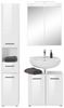 INOSIGN Badmöbel-Set Sovana, (Set, 3-St), Badezimmermöbel - Spiegel mit Beleuchtung, Hochschrank und Waschtisch Bild 4