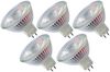 TRANGO LED-Leuchtmittel, 5er Set MR16-NT3 LED Leuchtmittel mit MR16 Fassung zum Austausch von herkömmlichen Halogen Leuchtmittel MR16 I GU5.3 I G4 12 Volt 3000K warmweiß, 5 St, Glühlampe, Reflektor Lampe, LED Birnen Bild 2