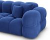 Samtstoff Ecksofa Monteverde L Form - Samtstoff - dunkelblau - Links Bild 5