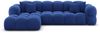 Samtstoff Ecksofa Monteverde L Form - Samtstoff - dunkelblau - Links Bild 3